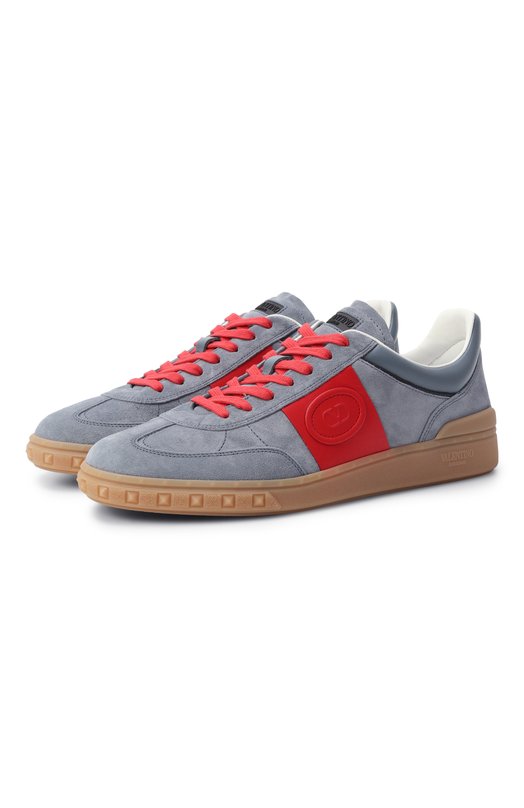 Замшевые кеды Upvillage Valentino 7Y2S0H77/LAL Серый 7Y2S0H77/LAL