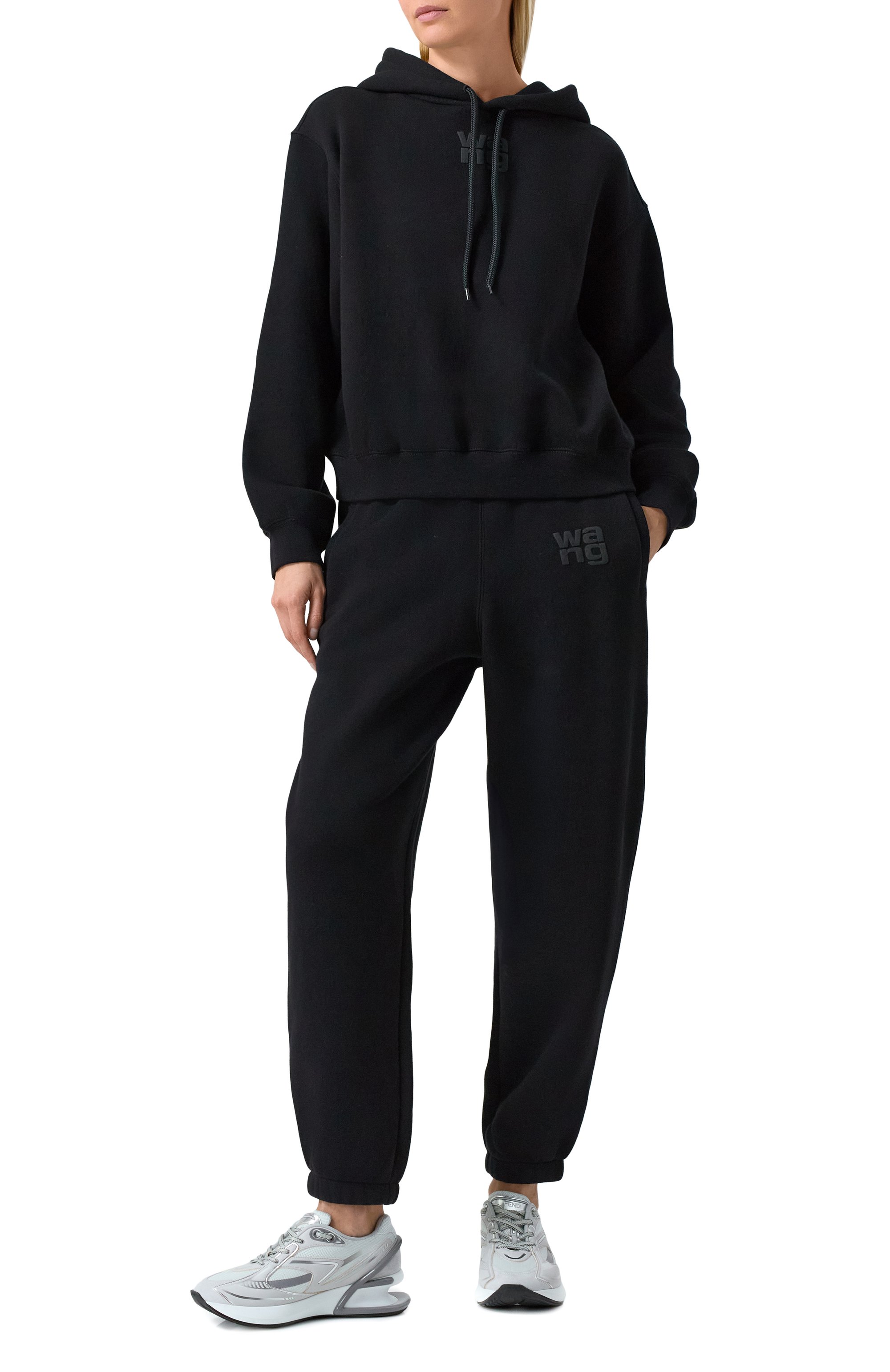 Хлопковые джоггеры ALEXANDERWANG.T, арт. 4CC3244399, фото 2