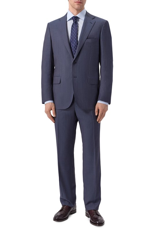 Шерстяной костюм Kiton UA81K0641G Синий UA81K0641G