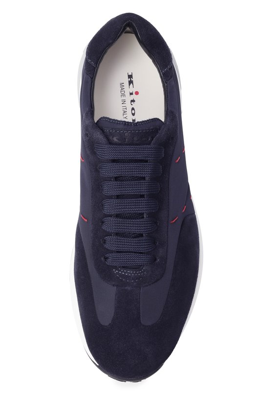 Текстильные кроссовки Kiton USSA374N0133302 Синий  USSA374N0133302 Фото 6