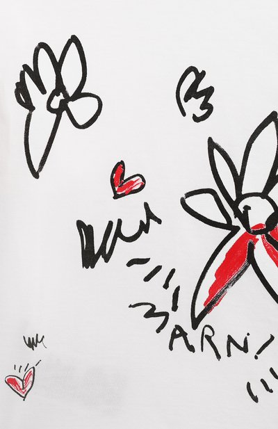 Хлопковый лонгслив MARNI, арт. M01230/M00RF, фото 3