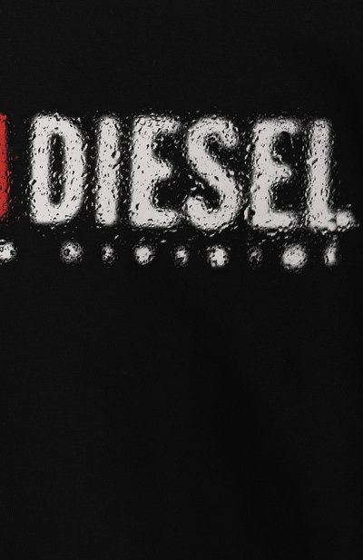 Хлопковый лонгслив DIESEL черного цвета по цене 5500 руб., арт. J02474/00YI9, фото 3 Хлопковый лонгслив DIESEL, арт. J02474/00YI9, фото 3