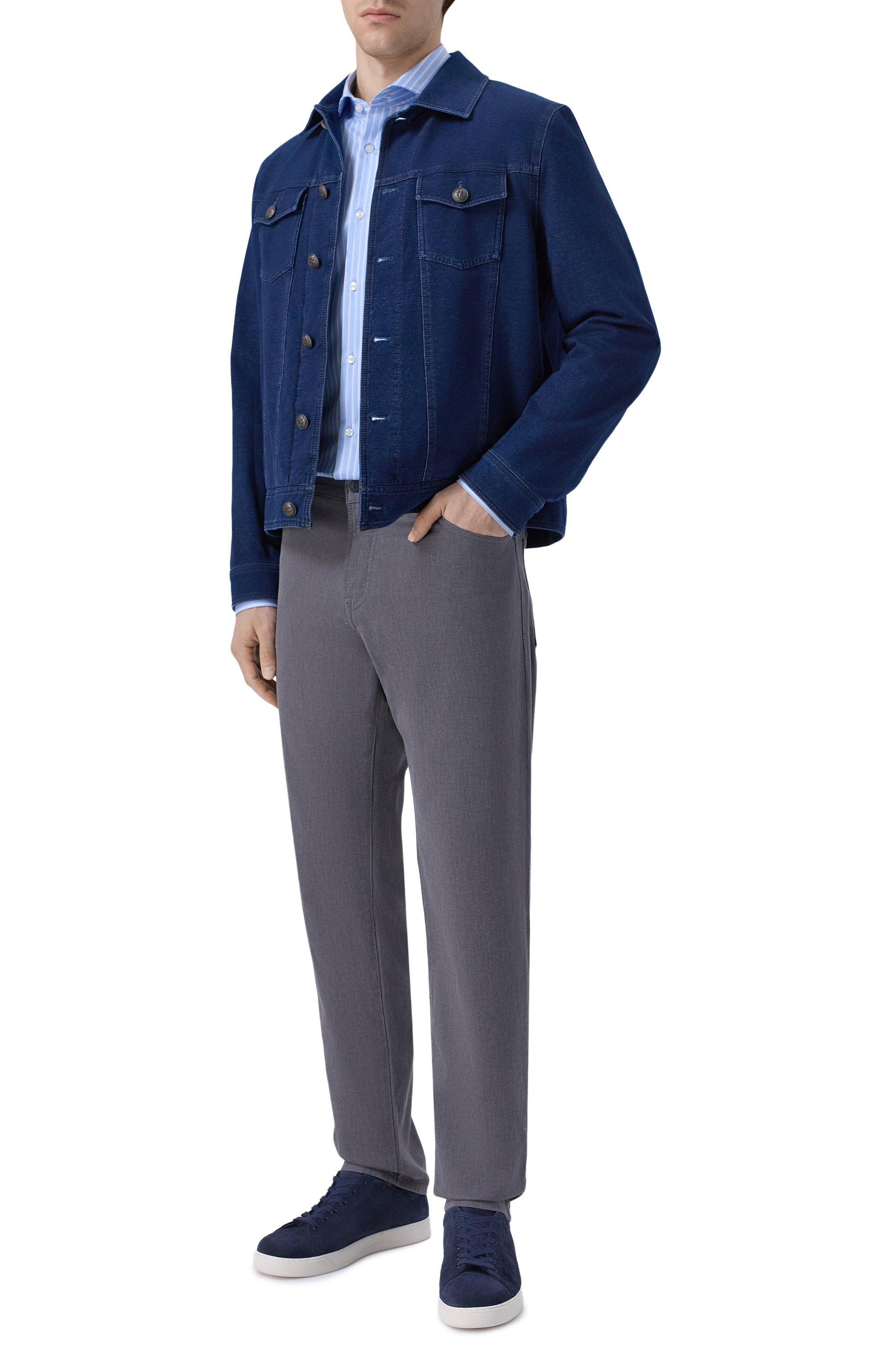 Хлопковая сорочка BOSS, арт. 50560646, фото 2