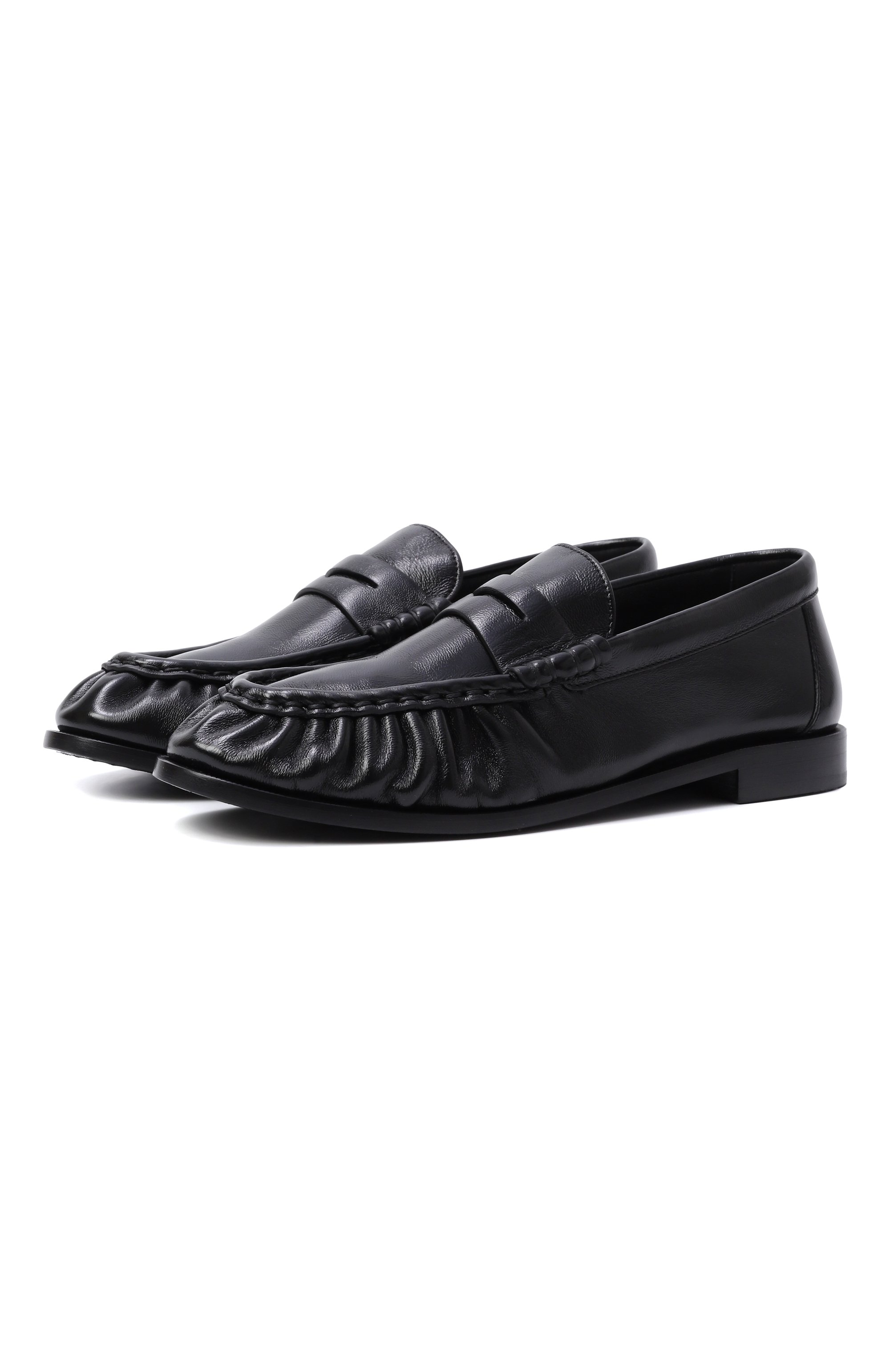 Кожаные пенни-лоферы le loafer SAINT LAURENT, арт. 766876/AA00K, фото 1