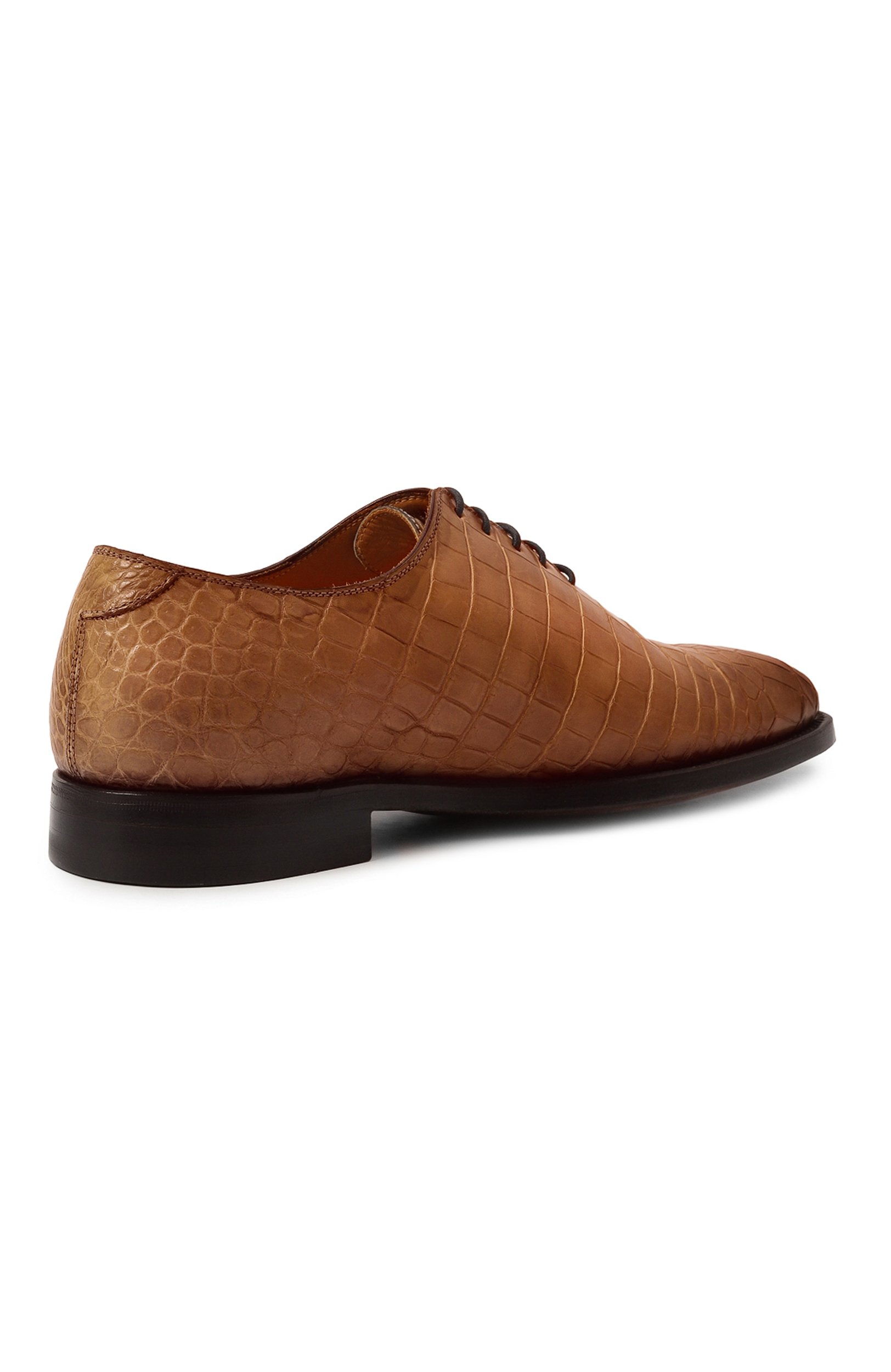 Оксфорды из кожи крокодила KITON, арт. USSCAR0/N102, фото 3