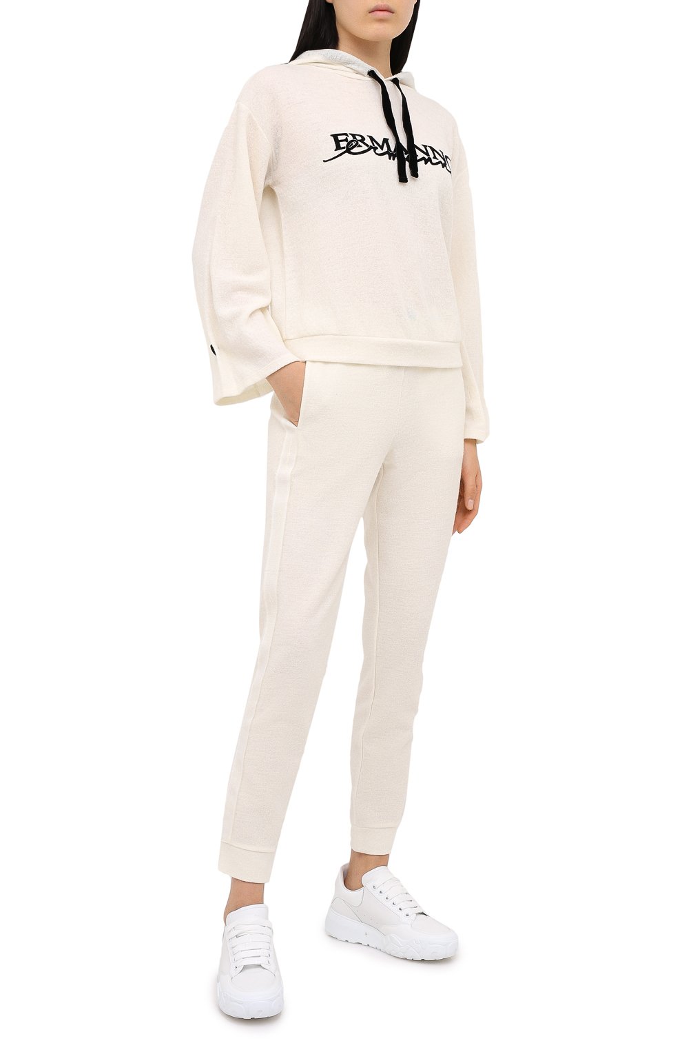 Шерстяное худи ERMANNO ERMANNO SCERVINO, арт. 47T FL08 PAS, фото 2