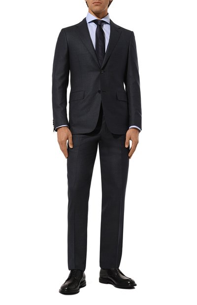 Мужской шерстяной костюм ZEGNA, арт. 221225/837504A8