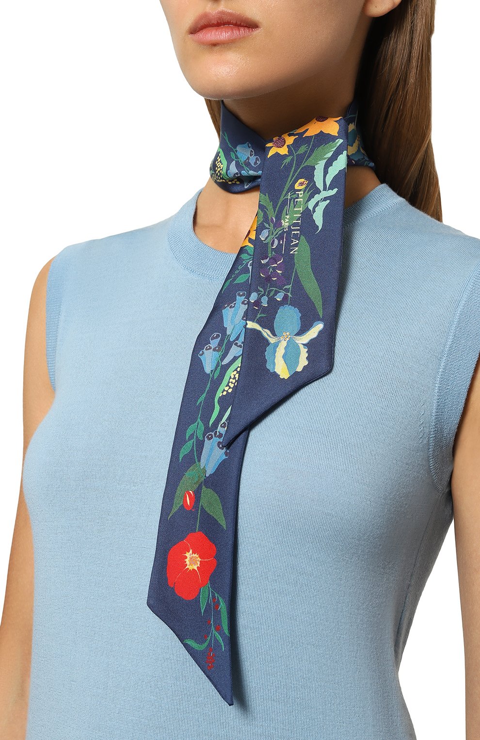 Шелковый шарф-твилли заколдованный лес PETITJEAN PARIS, арт. 11L1, фото 2