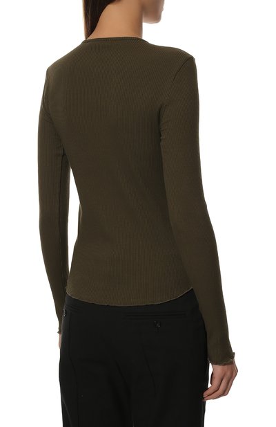 Хлопковый пуловер DOROTHEE SCHUMACHER, арт. 823202/S0FT RIB 0-NECK, фото 4