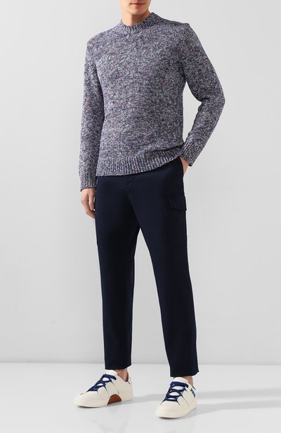 Хлопковый свитер ZEGNA, арт. VUR30/ZZ110, фото 2