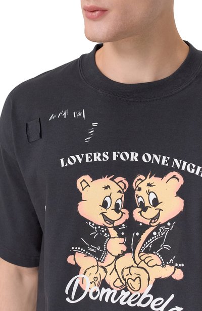 Хлопковая футболка DOMREBEL, арт. M 0NE NIGHT, фото 5