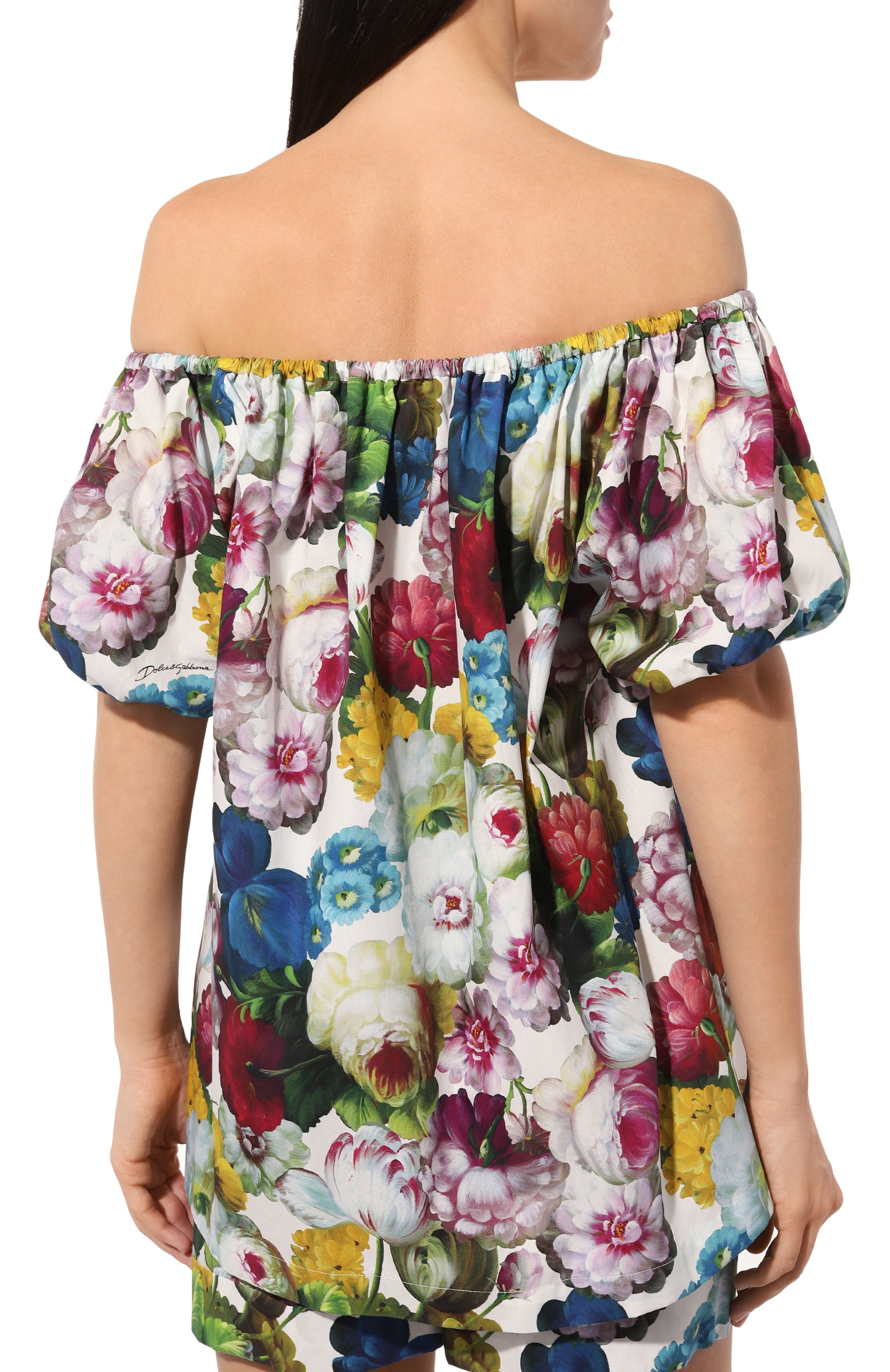 Хлопковая блузка DOLCE & GABBANA, арт. F756UT/HS5Q2, фото 4