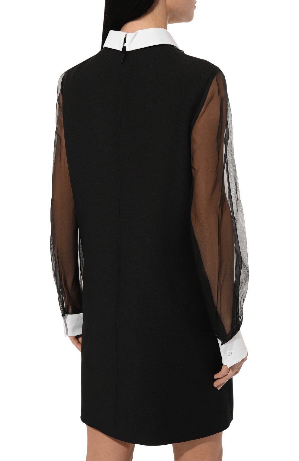 Платье из шерсти и шелка VALENTINO, арт. 5B3VA9N51CF, фото 4