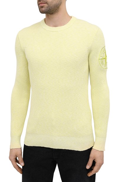 Хлопковый свитер STONE ISLAND, арт. 7415507B1, фото 3