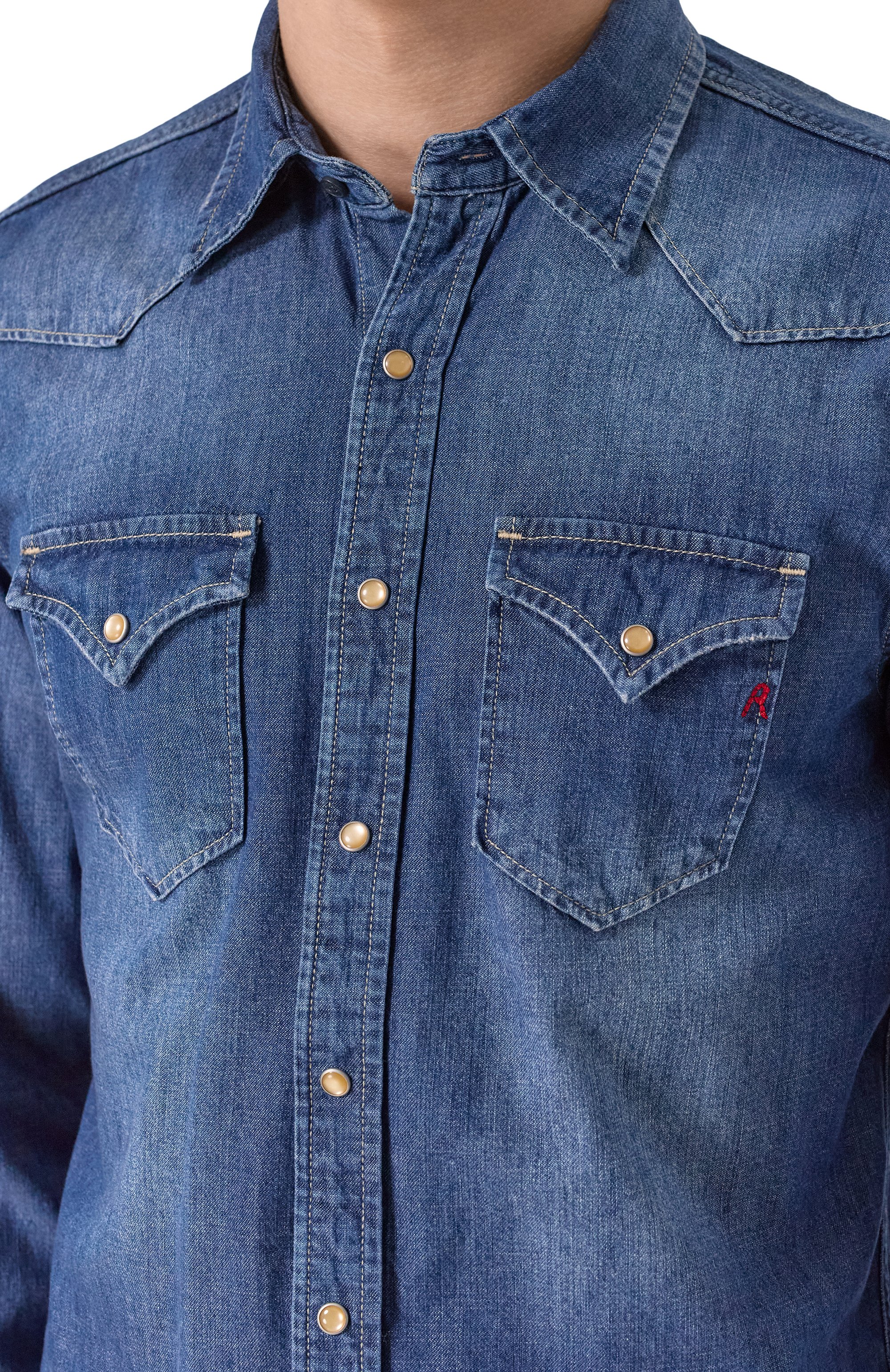 Джинсовая рубашка REPLAY, арт. M4023C.000.26C 80A, фото 5