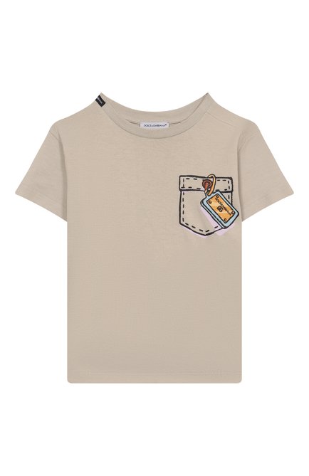 Хлопковая футболка DOLCE & GABBANA, арт. L1JTEY/G7PIZ