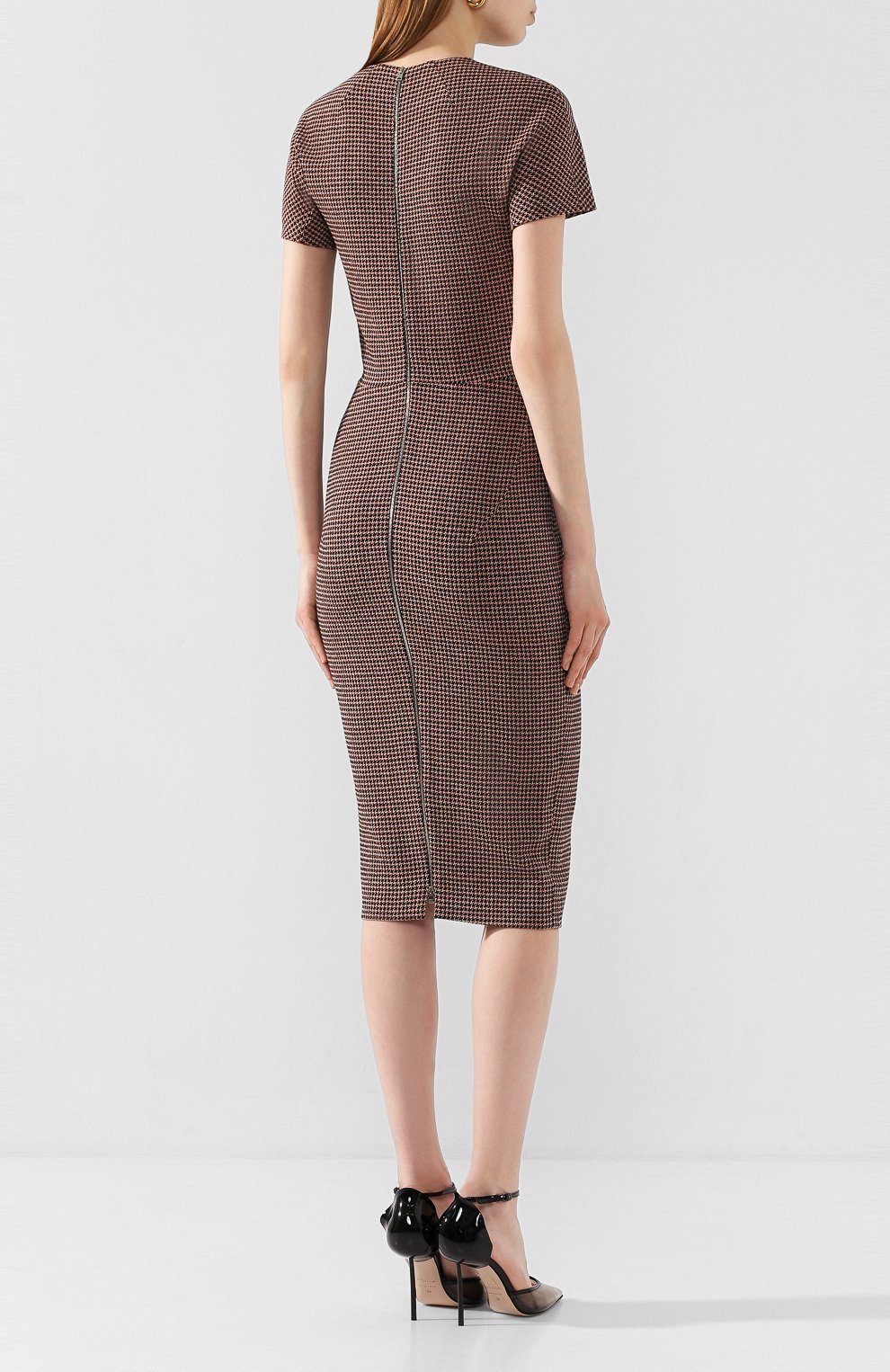 Платье из смеси вискозы и шерсти VICTORIA BECKHAM, арт. 1220WDR001356B, фото 4