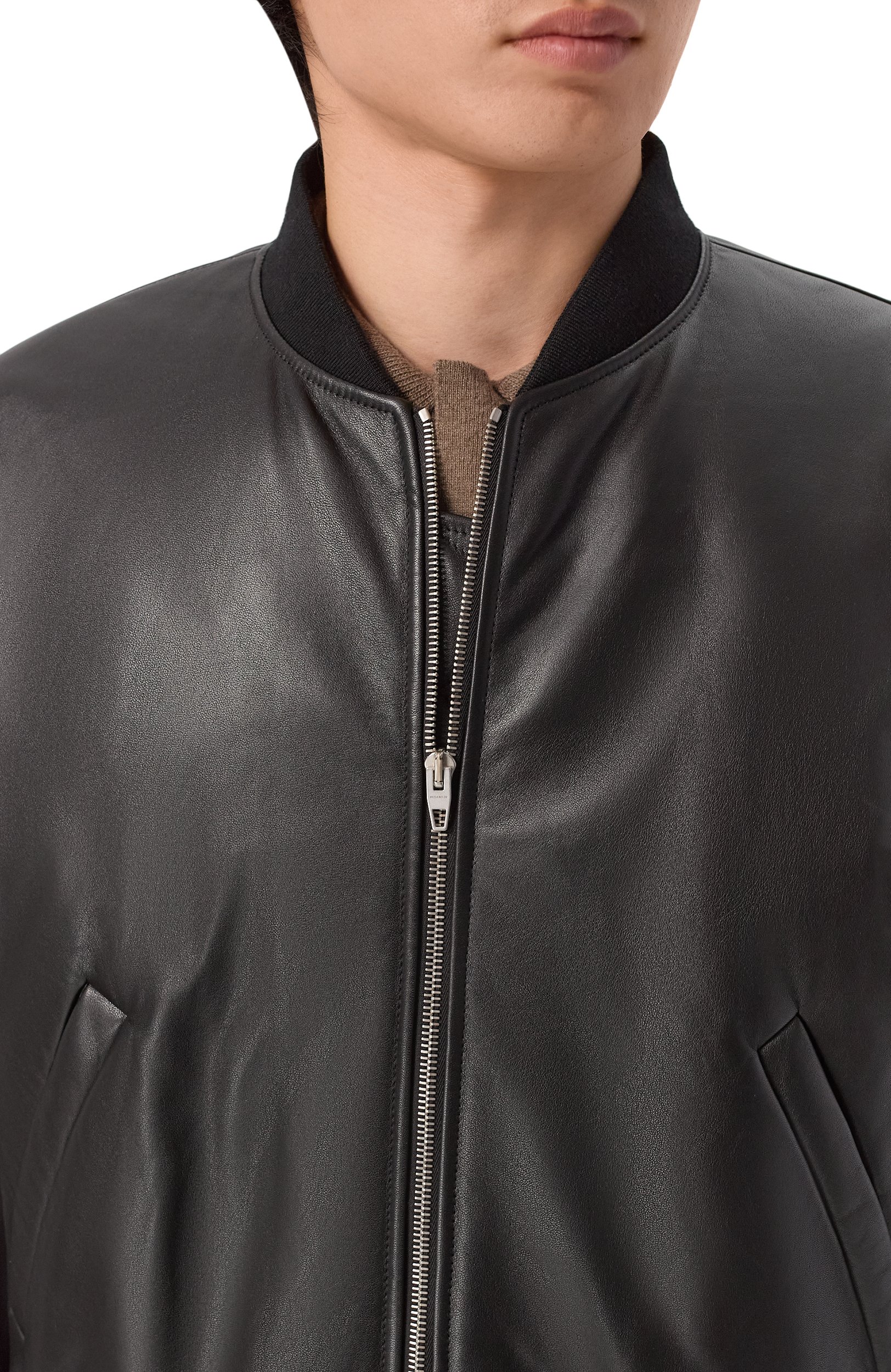Кожаный бомбер JIL SANDER, арт. J22SW0149/J07236, фото 5