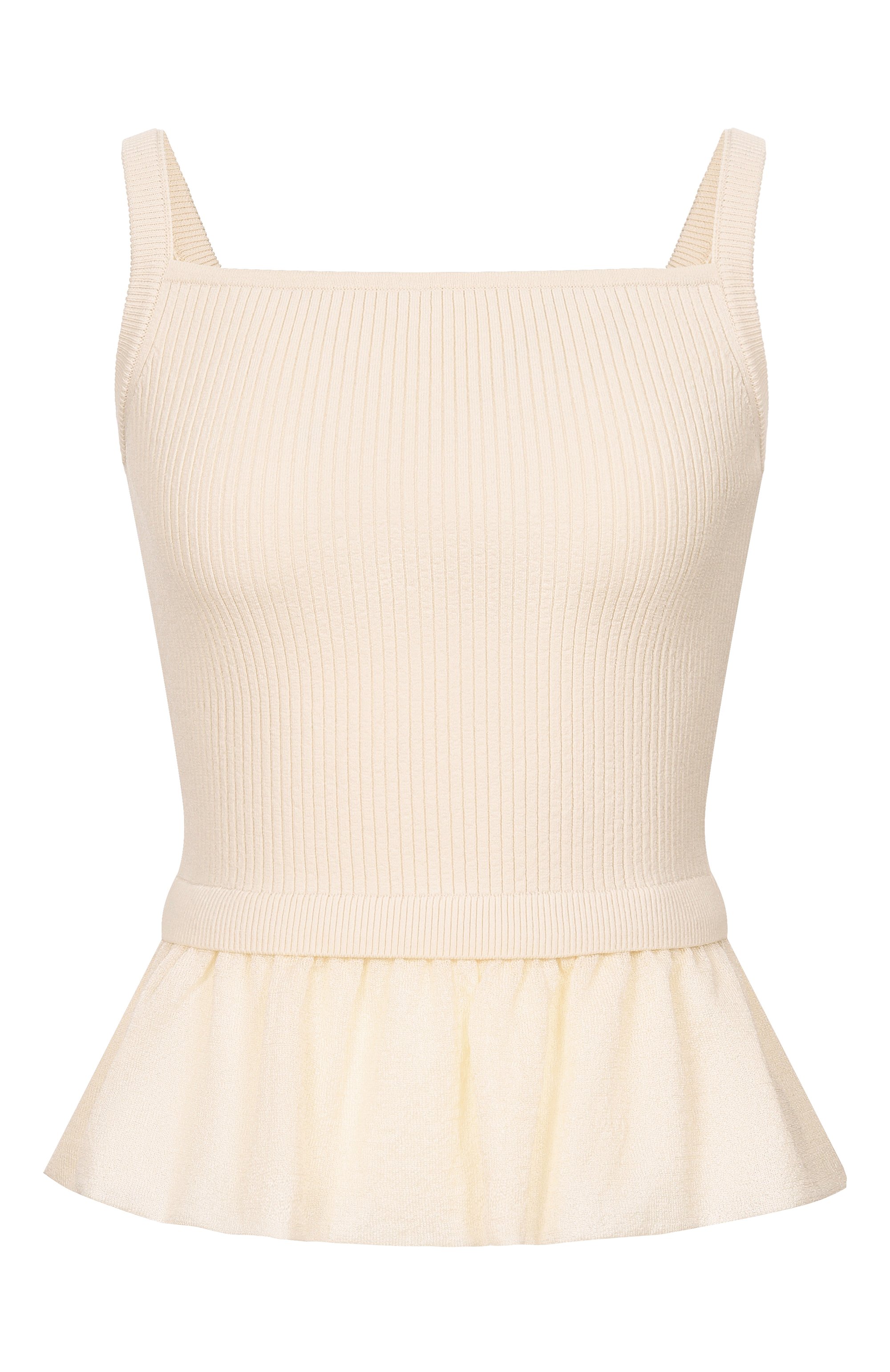 Топ JUUN.J кремового цвета по цене 47500 руб., арт. JW6351W04, фото 1 Топ JUUN.J, арт. JW6351W04, фото 1