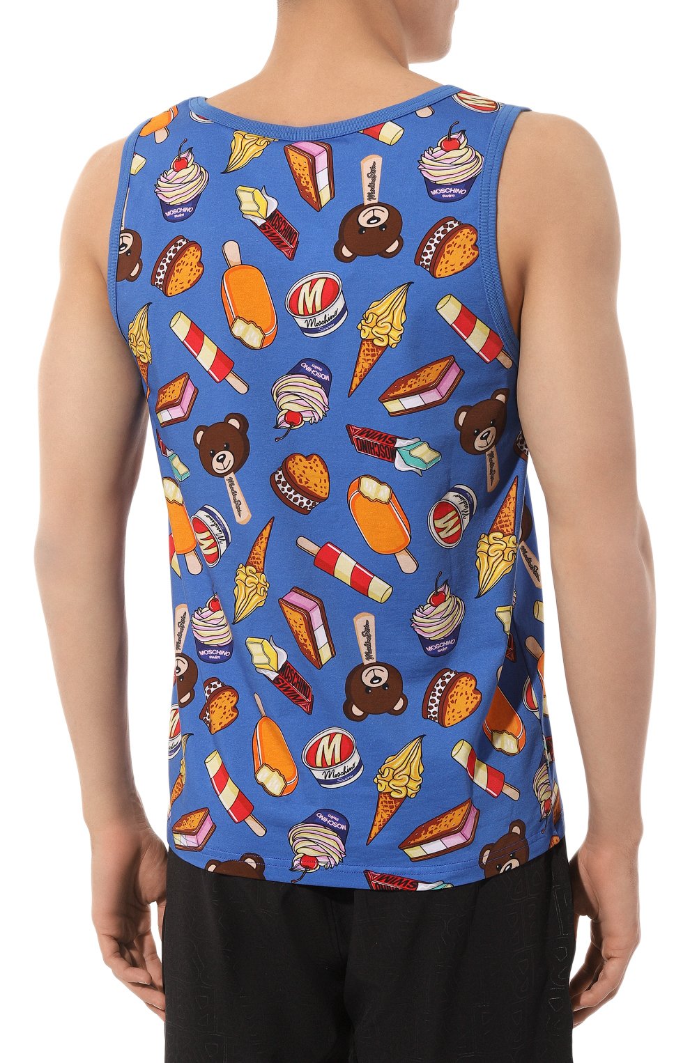 Хлопковая майка MOSCHINO, арт. A8901/9413, фото 4