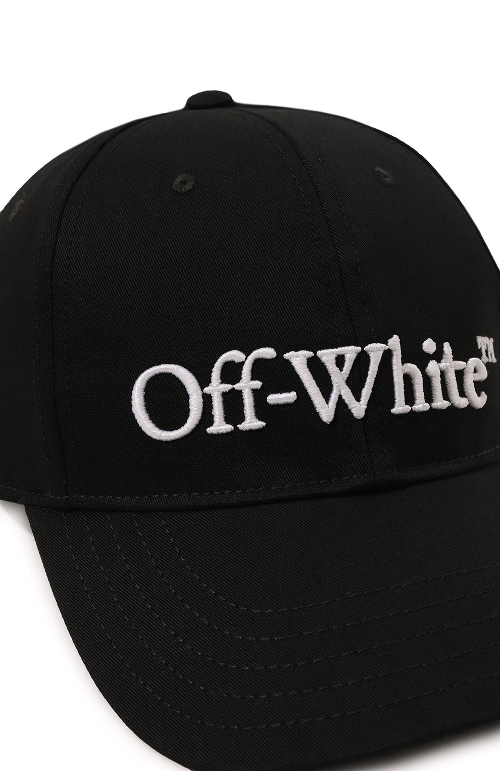 Хлопковая бейсболка OFF-WHITE, арт. 0MLB052C99FAB001, фото 4