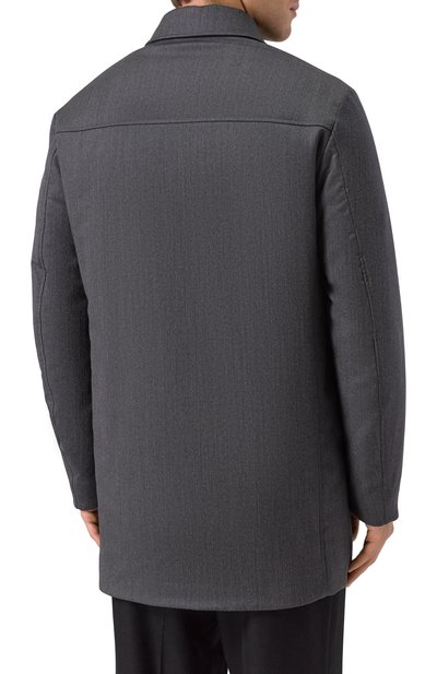 Шерстяное пальто CANALI, арт. 010510U/AA03799, фото 4