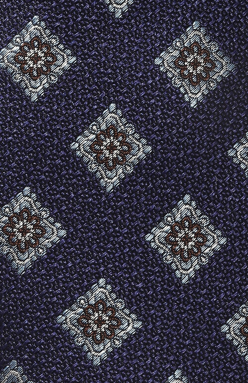 Шелковый галстук CANALI темно-синего цвета по цене 15450 руб., арт. 18/HJ03938, фото 4 Шелковый галстук CANALI, арт. 18/HJ03938, фото 4