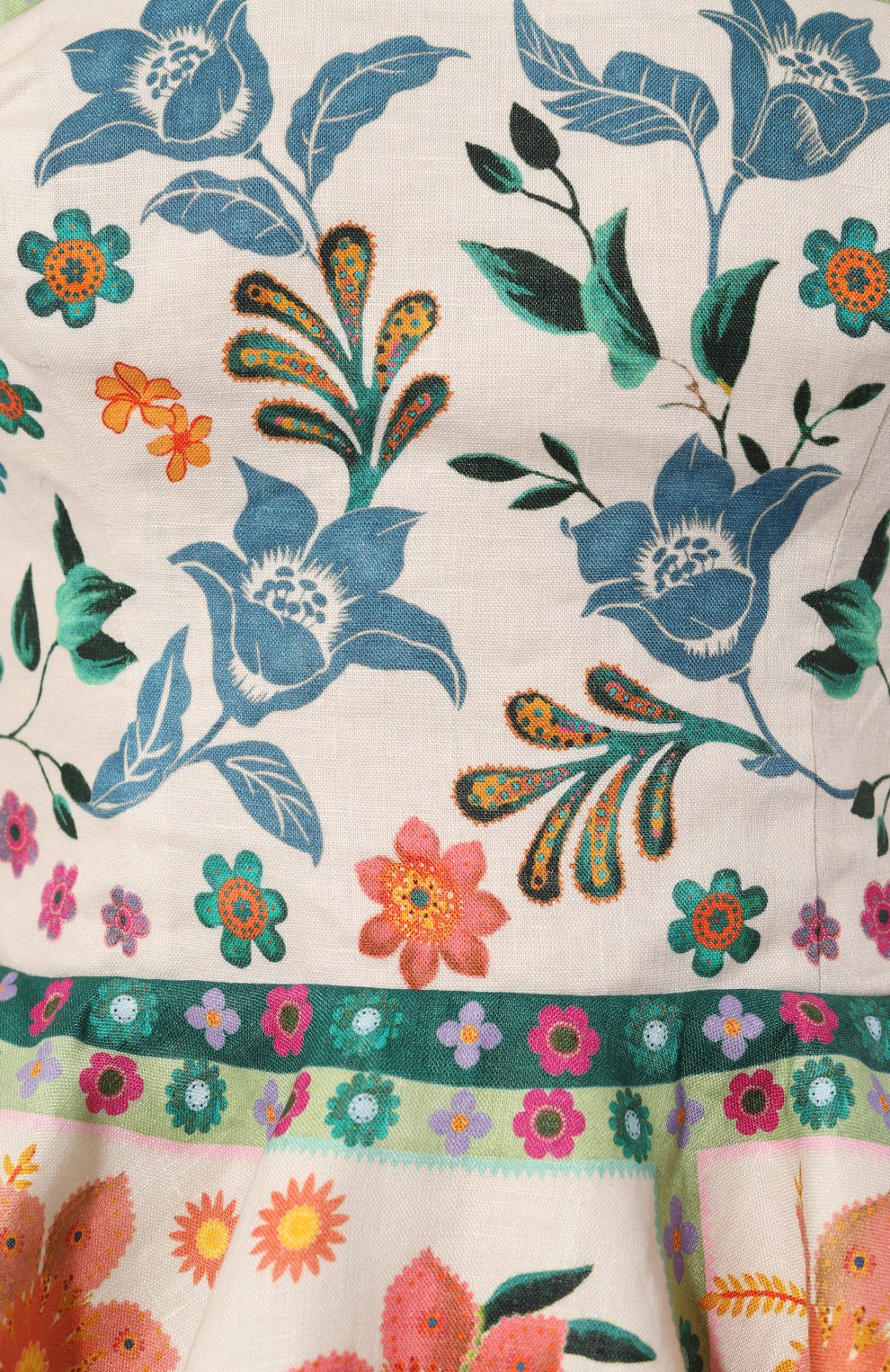 Льняной топ ZIMMERMANN, арт. 7939TSS233, фото 5