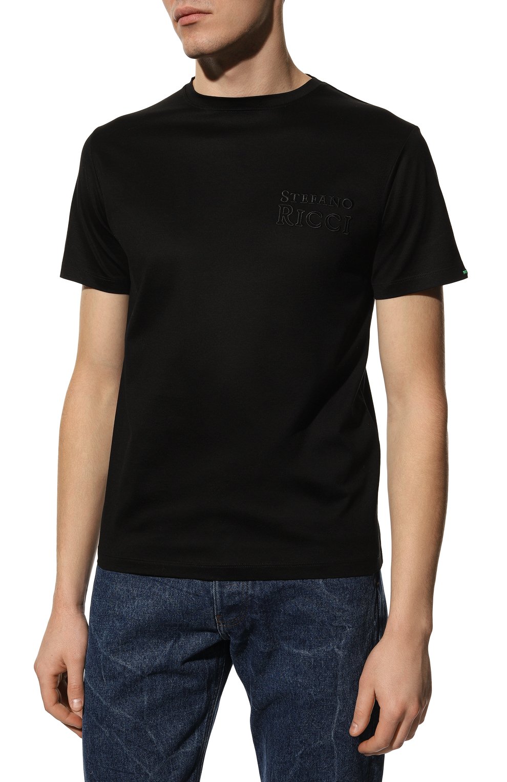 Хлопковая футболка STEFANO RICCI, арт. MNH3102250/TE0001, фото 3