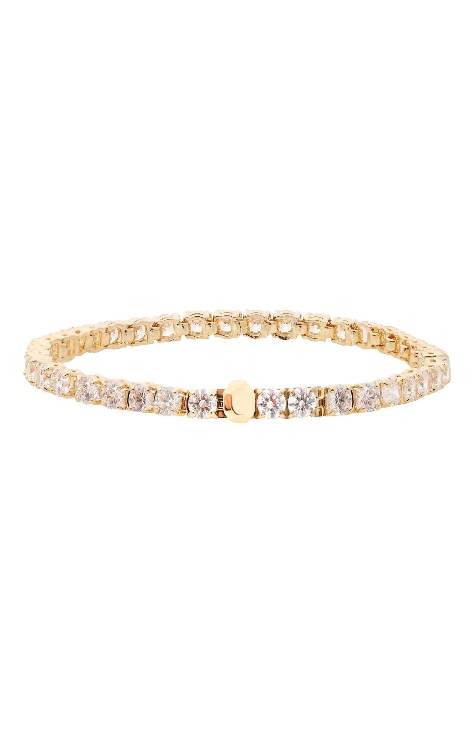 Браслет matrix tennis SWAROVSKI золотого цвета по цене 33900 руб., арт. 5657664, фото 3 Браслет matrix tennis SWAROVSKI, арт. 5657664, фото 3