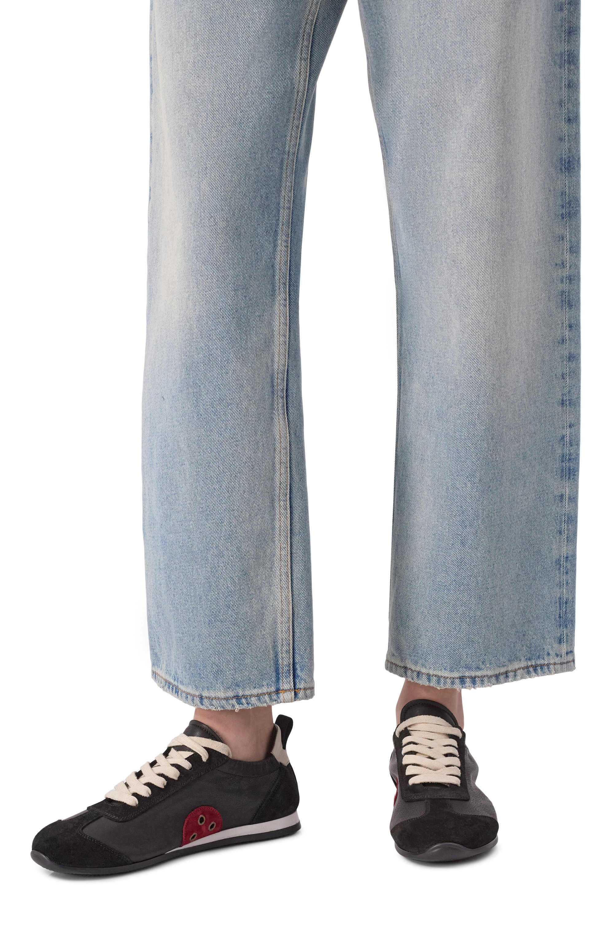 Кожаные кроссовки UMA WANG черного цвета по цене 88950 руб., арт. US9087, фото 2 Кожаные кроссовки UMA WANG, арт. US9087, фото 2