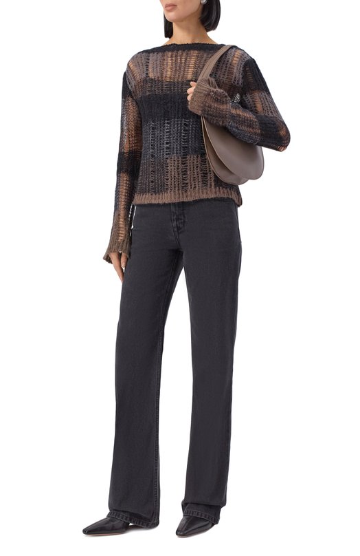 Пуловер Ann Demeulemeester B0013478/KN077 Коричневый  B0013478/KN077 Фото 2
