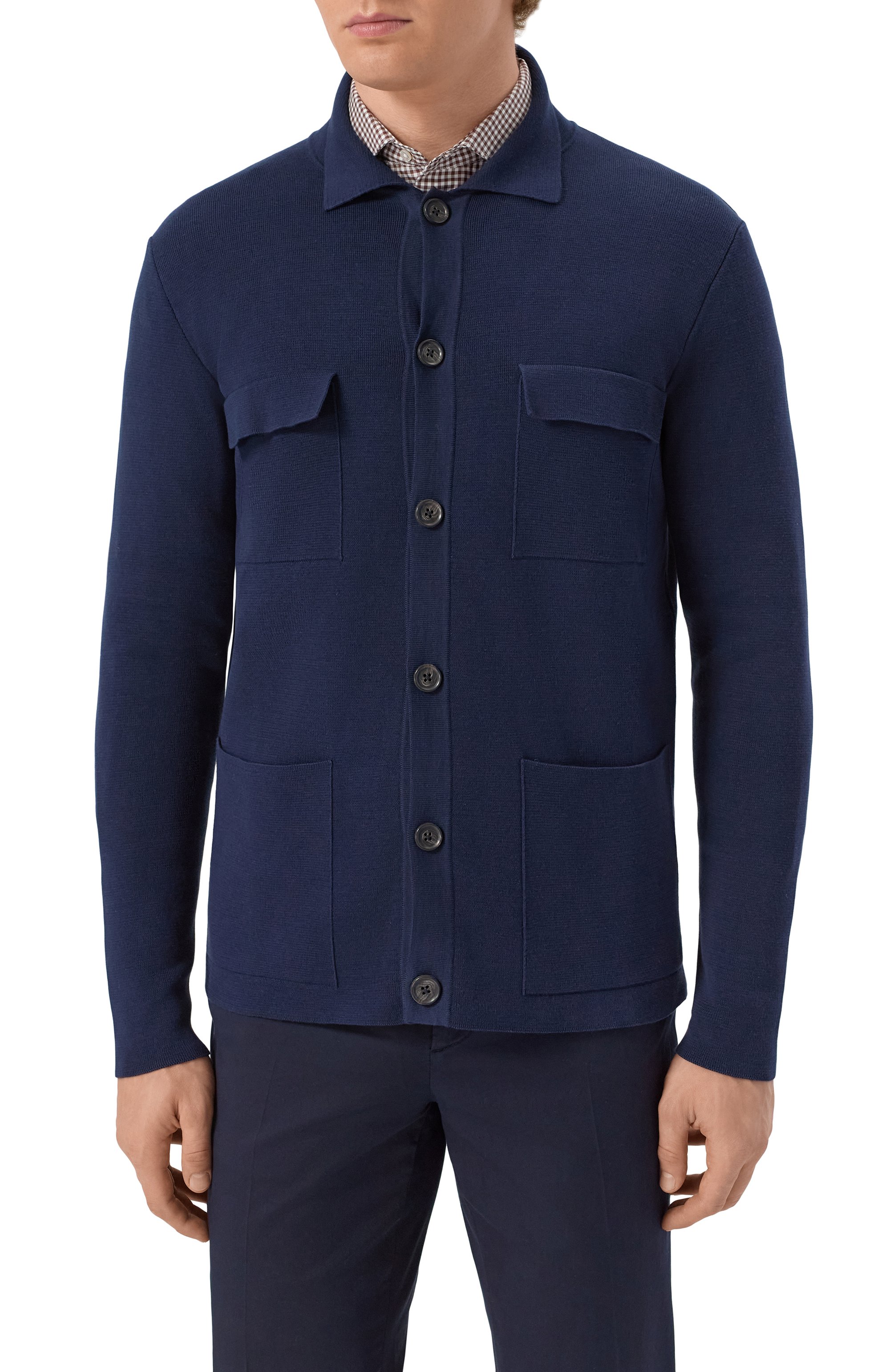 Хлопковая рубашка CORNELIANI, арт. 25M595-2525155, фото 3