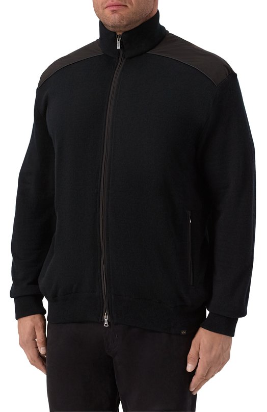 Шерстяной кардиган Paul&Shark 15311236/3XL-6XL Чёрный  15311236/3XL-6XL Фото 3