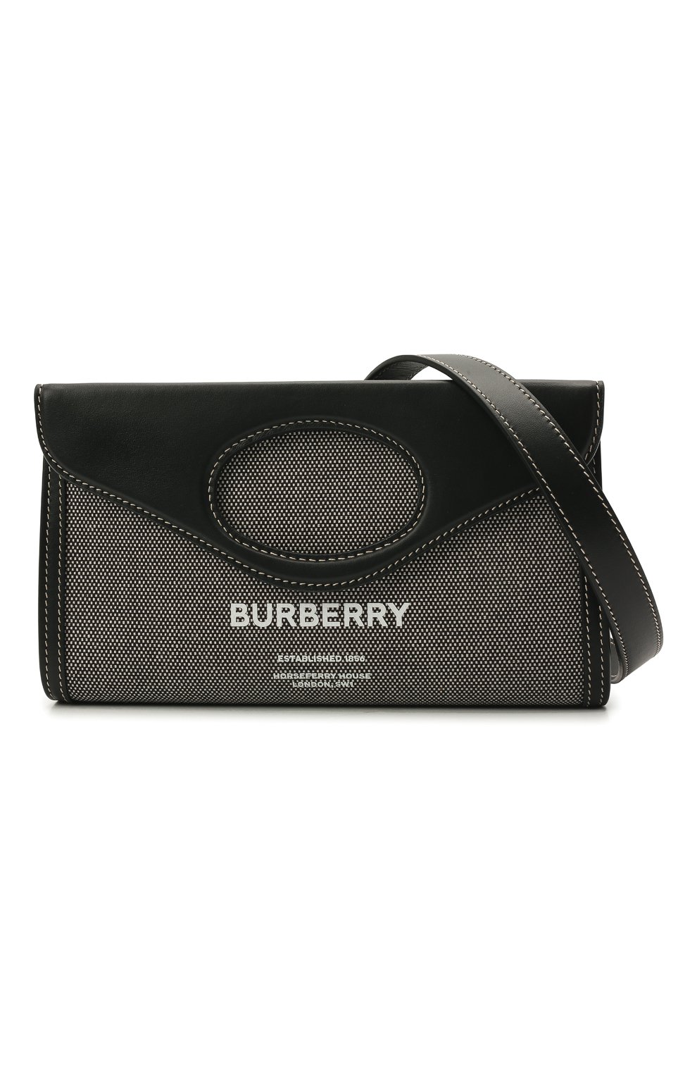 Комбинированная сумка BURBERRY, арт. 8050813, фото 7