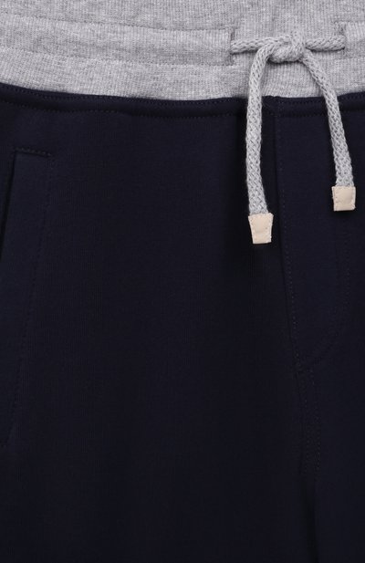 Хлопковые брюки BRUNELLO CUCINELLI, арт. BM810E306B, фото 3