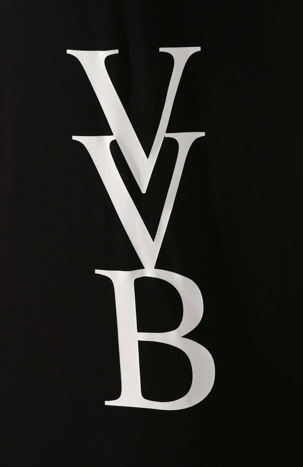 Хлопковая футболка VICTORIA, VICTORIA BECKHAM черного цвета по цене 9950 руб., арт. 2120JTS000839A, фото 5 Хлопковая футболка VICTORIA, VICTORIA BECKHAM, арт. 2120JTS000839A, фото 5