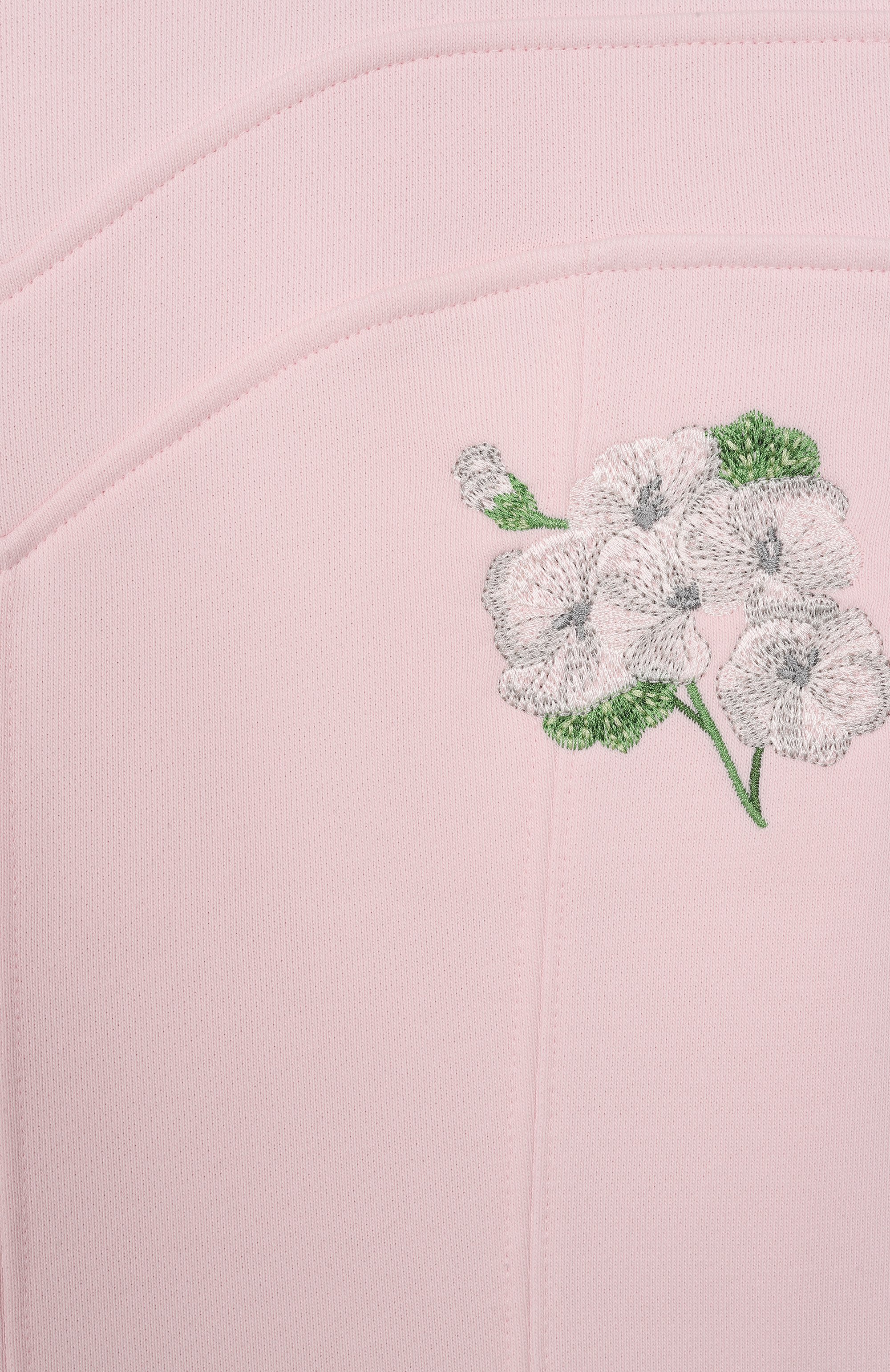 Хлопковый свитшот MONNALISA, арт. 79G600, фото 3