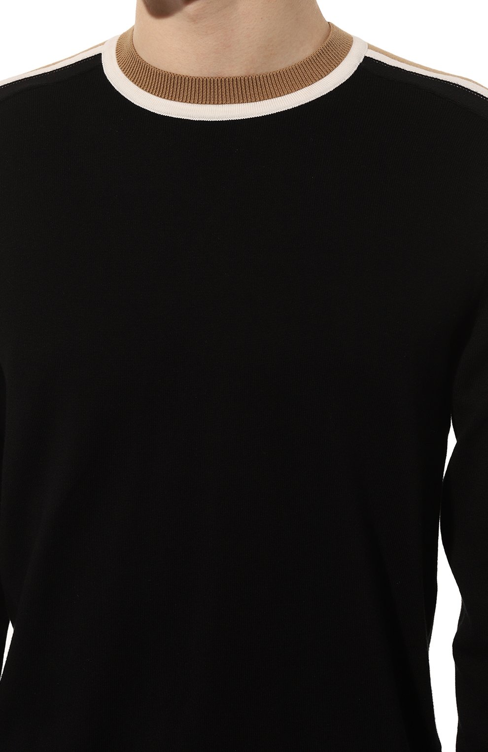 Хлопковый джемпер BOSS, арт. 50486706, фото 5