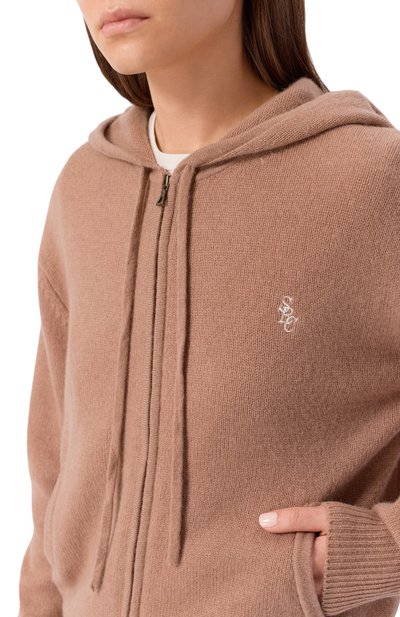 Кардиган из кашемира и шерсти SPORTY AND RICH, арт. CA00264302BE02, фото 5