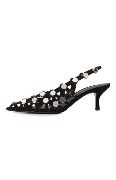 Замшевые туфли grid THE ATTICO, арт. 250WSH00844/LBT007SA, фото 4