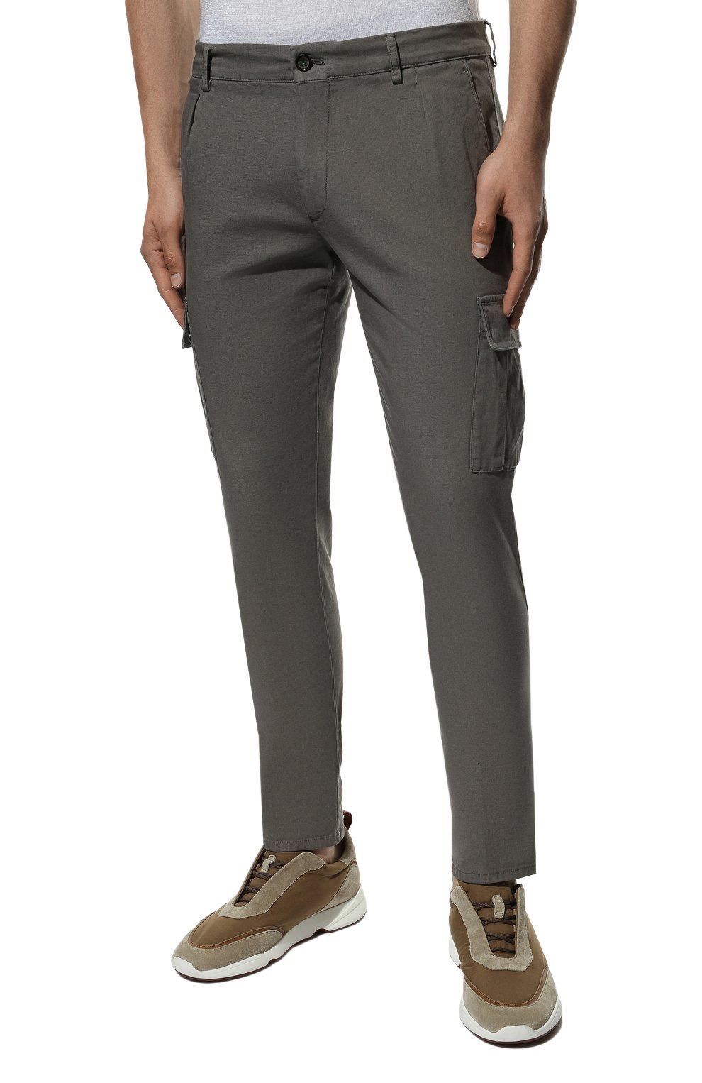 Брюки-карго BERWICH темно-серого цвета по цене 28550 руб., арт. SC CARG0/0L0628X, фото 3 Брюки-карго BERWICH, арт. SC CARG0/0L0628X, фото 3