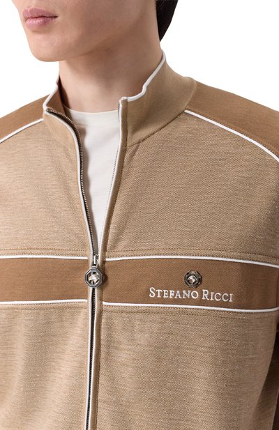 Толстовка из шелка и льна STEFANO RICCI, арт. K919052R31/T26103_001, фото 5