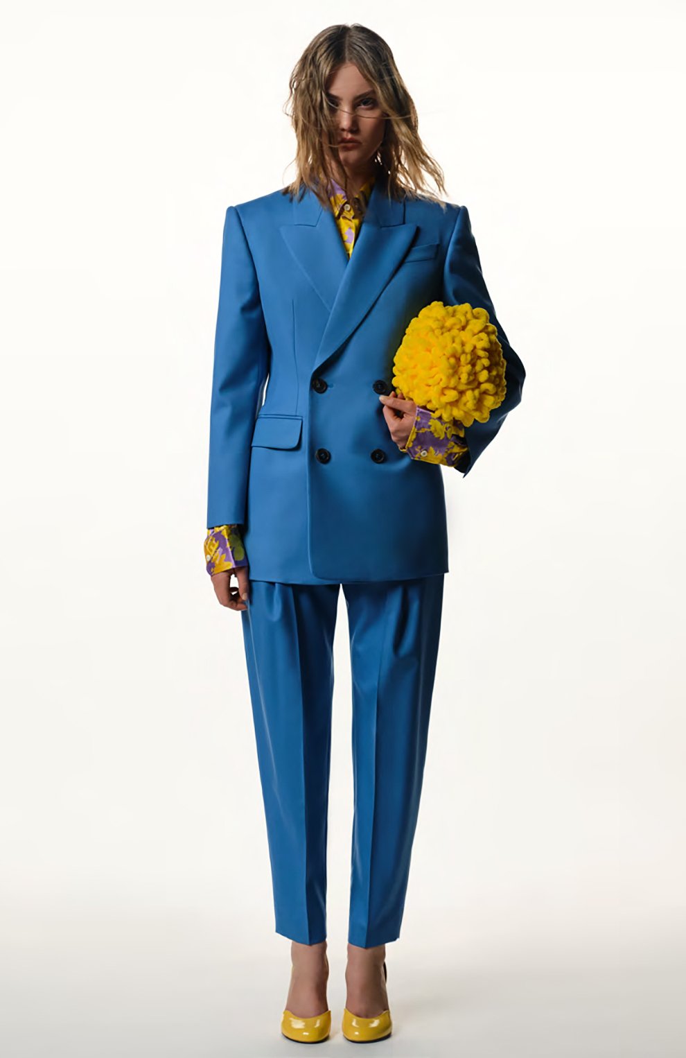 Шерстяной жакет ALEXANDER MCQUEEN синего цвета по цене 227000 руб., арт. 686808/QJACB, фото 6 Шерстяной жакет ALEXANDER MCQUEEN, арт. 686808/QJACB, фото 6