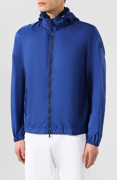 Куртка с капюшоном PAUL&SHARK синего цвета по цене 48850 руб., арт. P19P2020, фото 3 Куртка с капюшоном PAUL&SHARK, арт. P19P2020, фото 3