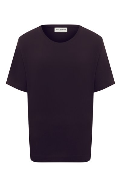 Женская хлопковая футболка DRIES VAN NOTEN, арт. 011101-8600