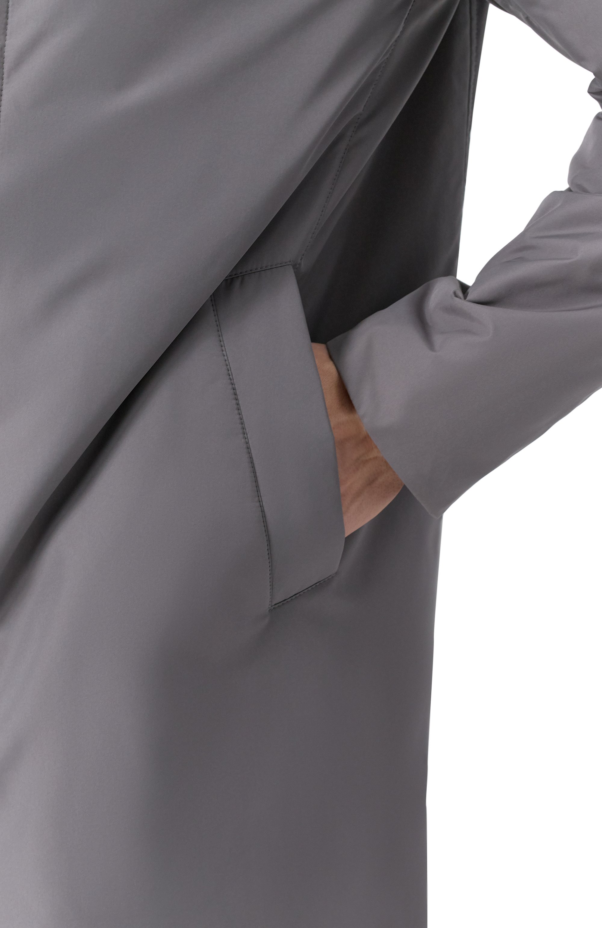 Плащ CANALI серого цвета по цене 135500 руб., арт. 010489U/G01121, фото 5 Плащ CANALI, арт. 010489U/G01121, фото 5