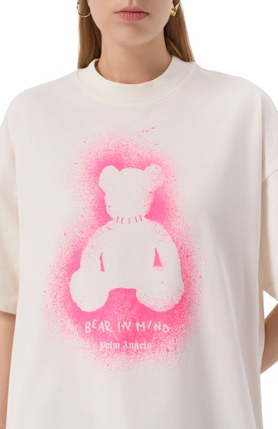 Хлопковая фут�болка PALM ANGELS, арт. PWAA07BF25JER005, фото 5