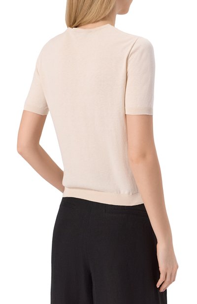 Пуловер из шелка и хлопка WEEKEND MAX MARA, арт. ZIBETT0, фото 4