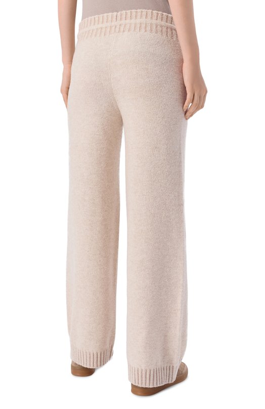 Брюки из шерсти и хлопка D.Exterior 61553 Бежевый  61553 Фото 4